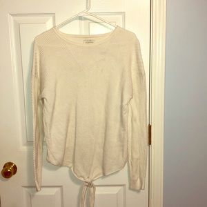 Lucky Brand, white sweater! Size M. Worn once.
